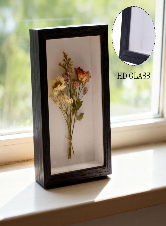 COVRA 7.7 x 5.7 x 1.8 Inch Shadow Box Frame, Deep Solid Wood Display Case for Keepsakes, 3D Memory Photo Frame for Medals, Pins, Awards, Sports Memorabilia, and More (Light Wood) - Image 4